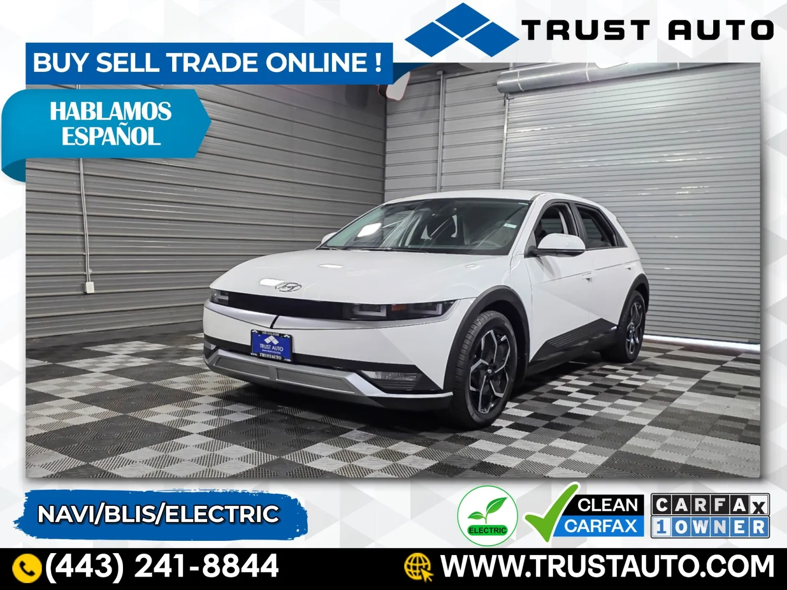 White 2024 Hyundai IONIQ 5 SEL Electric SUV for sale in Sykesville, MD