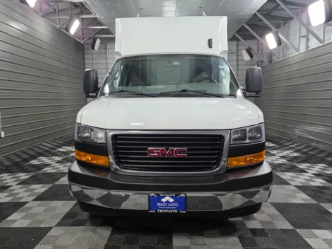 Another view of 2021 GMC Savana 3500 Cutaway Commercial 139''WB 12FT Box Commercial/Utility/Service/Van for sale in Sykesville, MD at Trust Auto