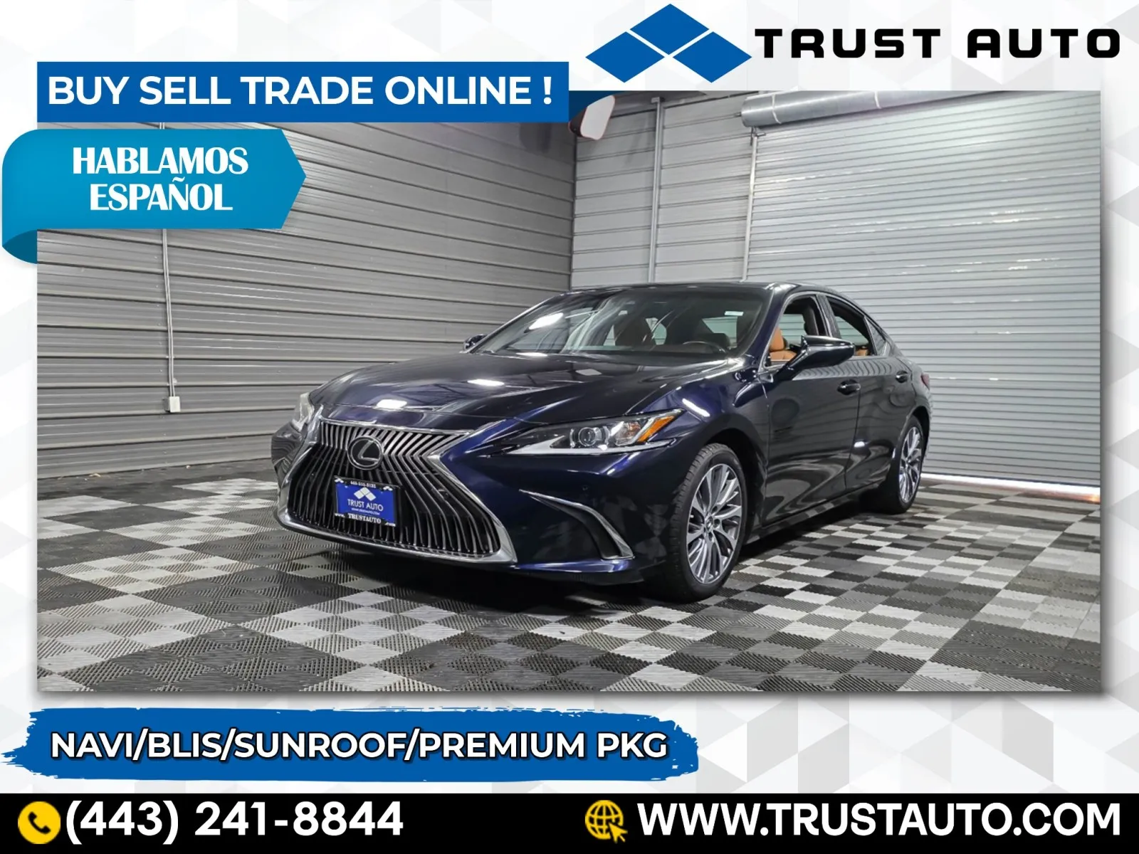 2019 Lexus ES 350 Sedan w/Premium Pkg