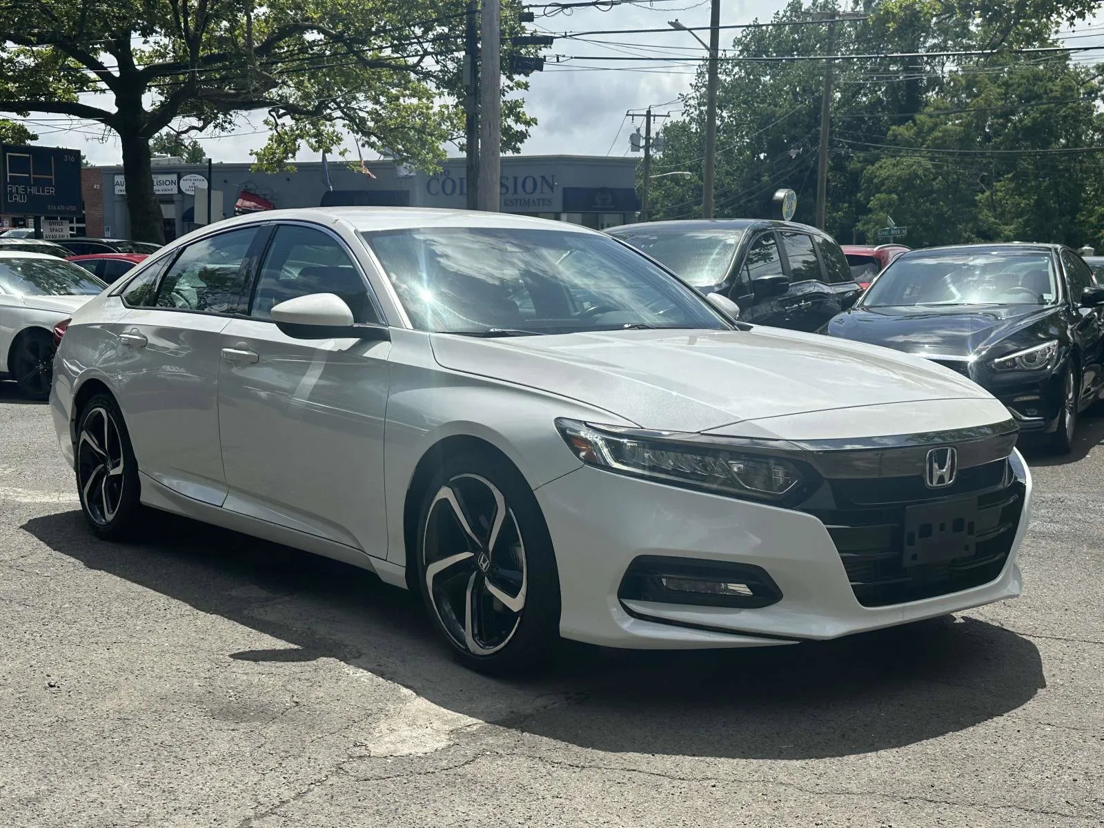 White 2020 Honda Accord Sedan Sport for sale in Great Neck, NY