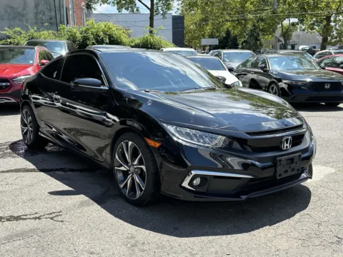 Black 2020 Honda Civic Coupe Touring for sale in Great Neck, NY