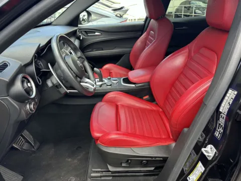 Black 2022 Alfa Romeo Stelvio Sprint (Red Interior) for sale in Great Neck, NY