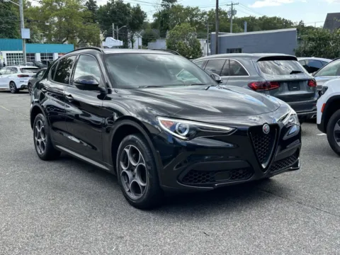 Black 2022 Alfa Romeo Stelvio Sprint (Red Interior) for sale in Great Neck, NY