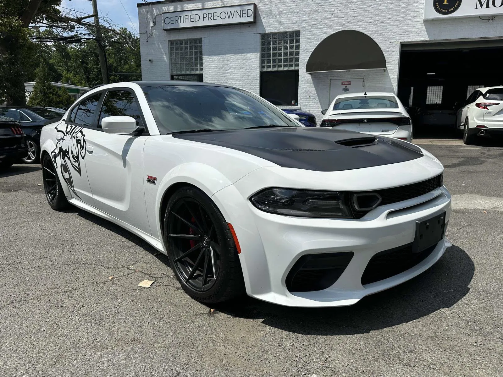 White 2021 Dodge Charger Scat Pack Widebody (Red Interior/12k Miles!) for sale in Great Neck, NY
