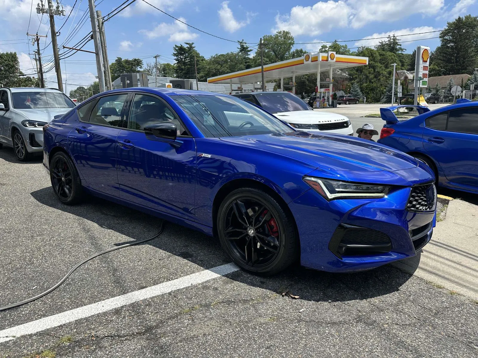 Blue 2021 Acura TLX w/A-Spec Package (Red Interior) for sale in Great Neck, NY