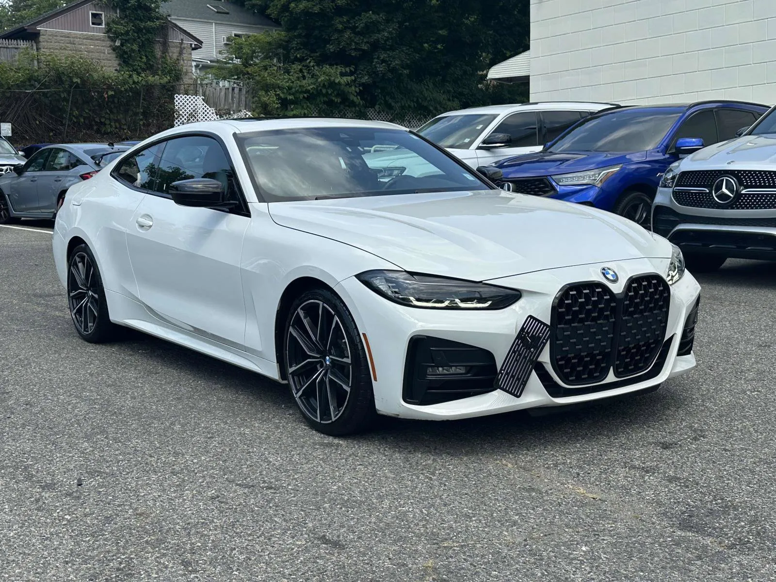 White 2022 BMW 4 Series 430i xDrive M-Sport (Red Interior) for sale in Great Neck, NY