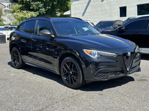 Black 2020 Alfa Romeo Stelvio Ti (Red Interior) for sale in Great Neck, NY
