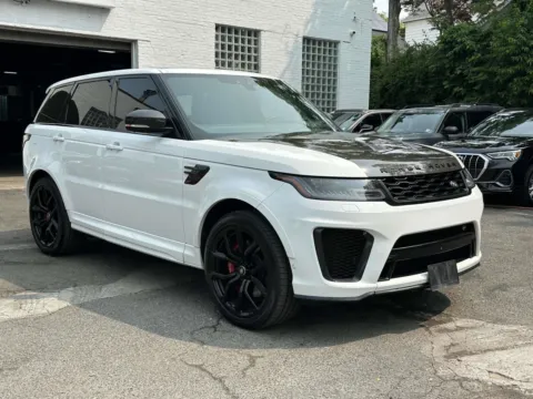 White 2020 Land Rover Range Rover Sport SVR (Red Interior) for sale in Great Neck, NY