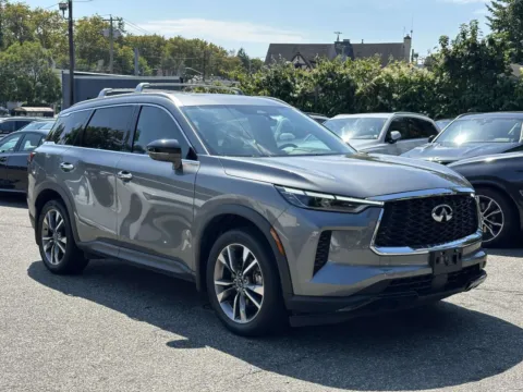 Gray 2023 INFINITI QX60 LUXE for sale in Great Neck, NY