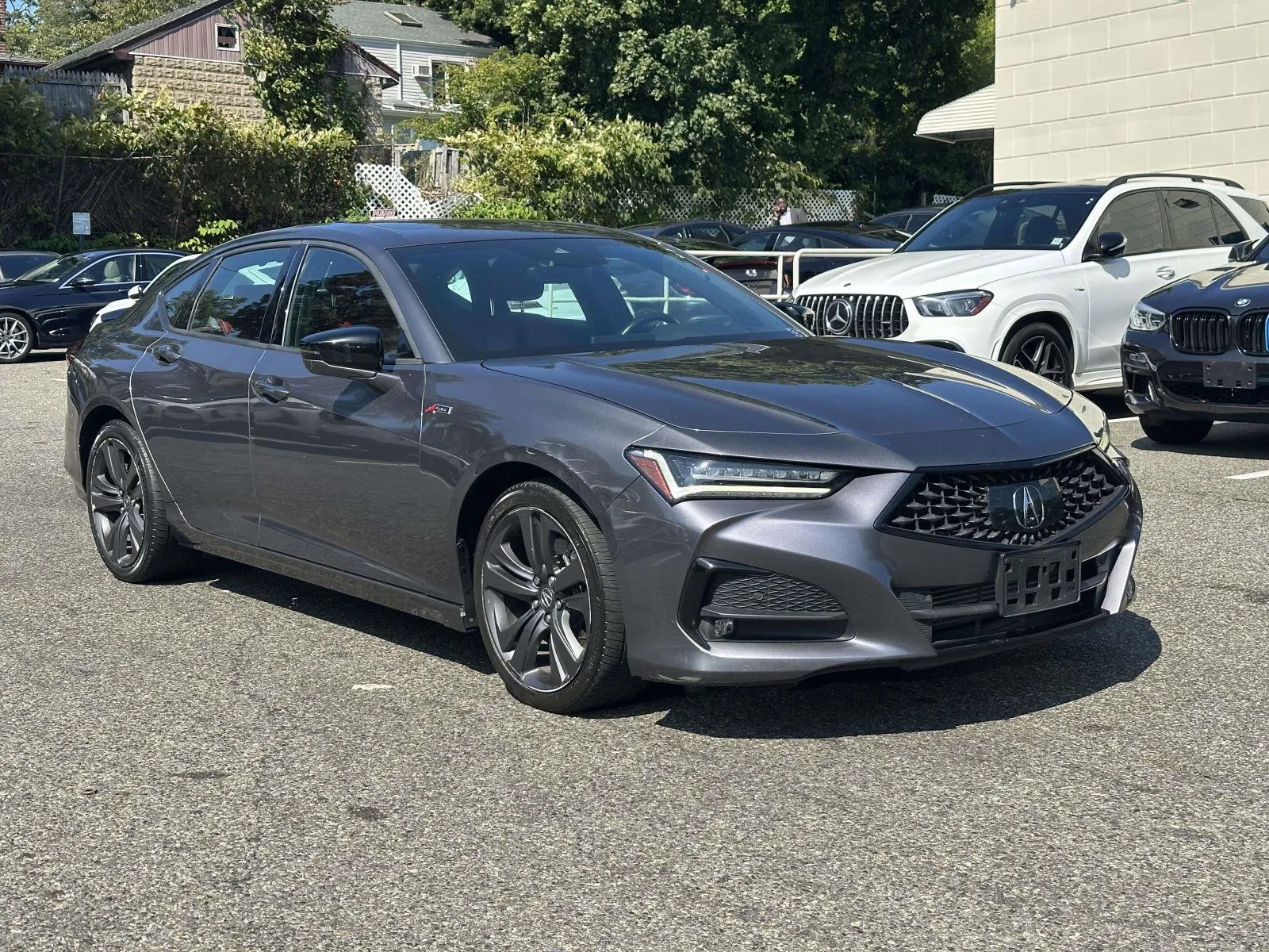 Gray 2022 Acura TLX w/A-Spec Package (Red Interior) for sale in Great Neck, NY