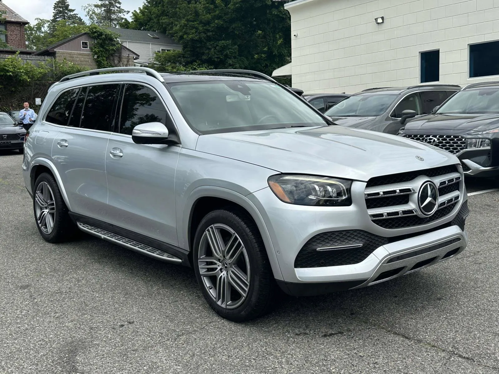 Silver 2020 Mercedes-Benz GLS 450 AMG Pkg for sale in Great Neck, NY
