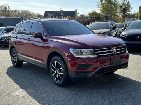 Red 2021 Volkswagen Tiguan SE (Leather,Sunroof) for sale in Great Neck, NY