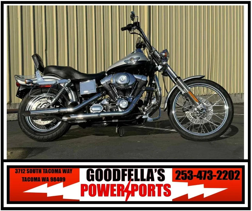 Black 2003 Harley-Davidson Dyna Glide Wide Glide Anniv. for sale in Tacoma, WA