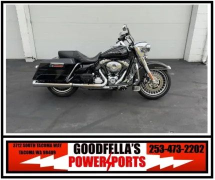 Black 2013 Harley-Davidson Road King for sale in Tacoma, WA
