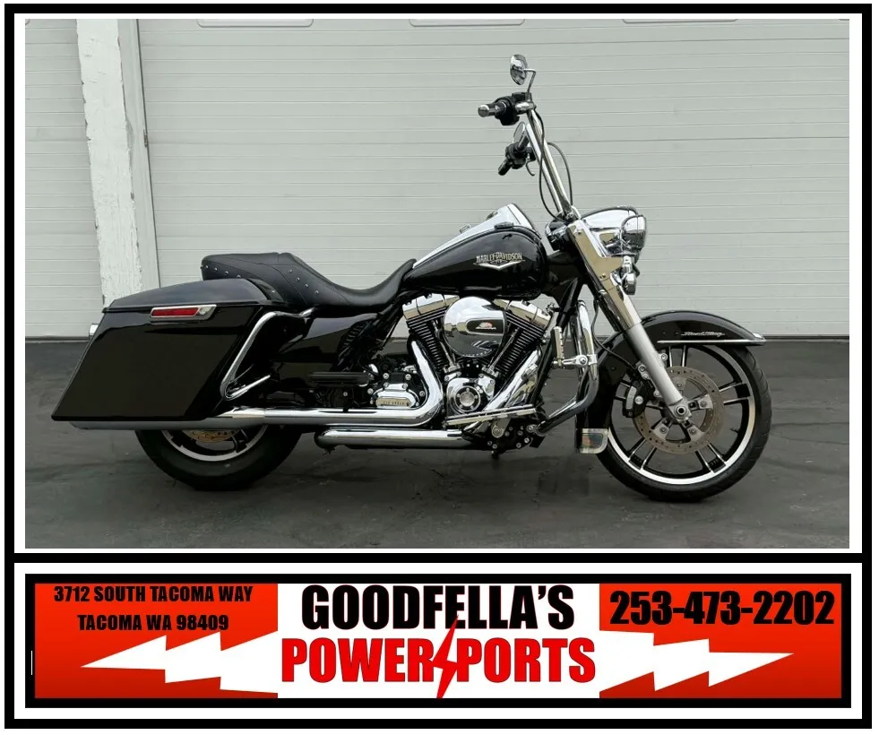 Black 2016 Harley-Davidson Road King for sale in Tacoma, WA