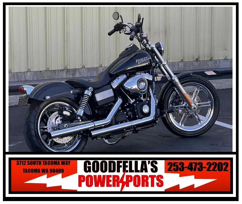 Black 2012 Harley-Davidson Dyna Glide Street Bob for sale in Tacoma, WA