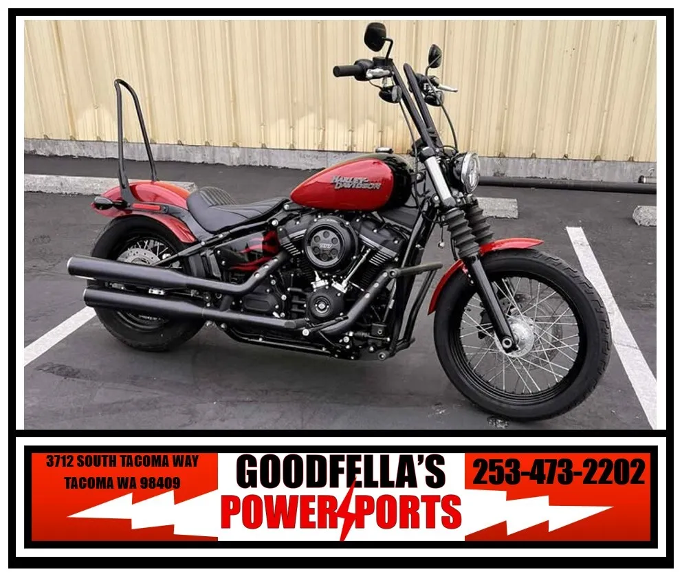 Black 2020 Harley-Davidson Softail Street Bob for sale in Tacoma, WA