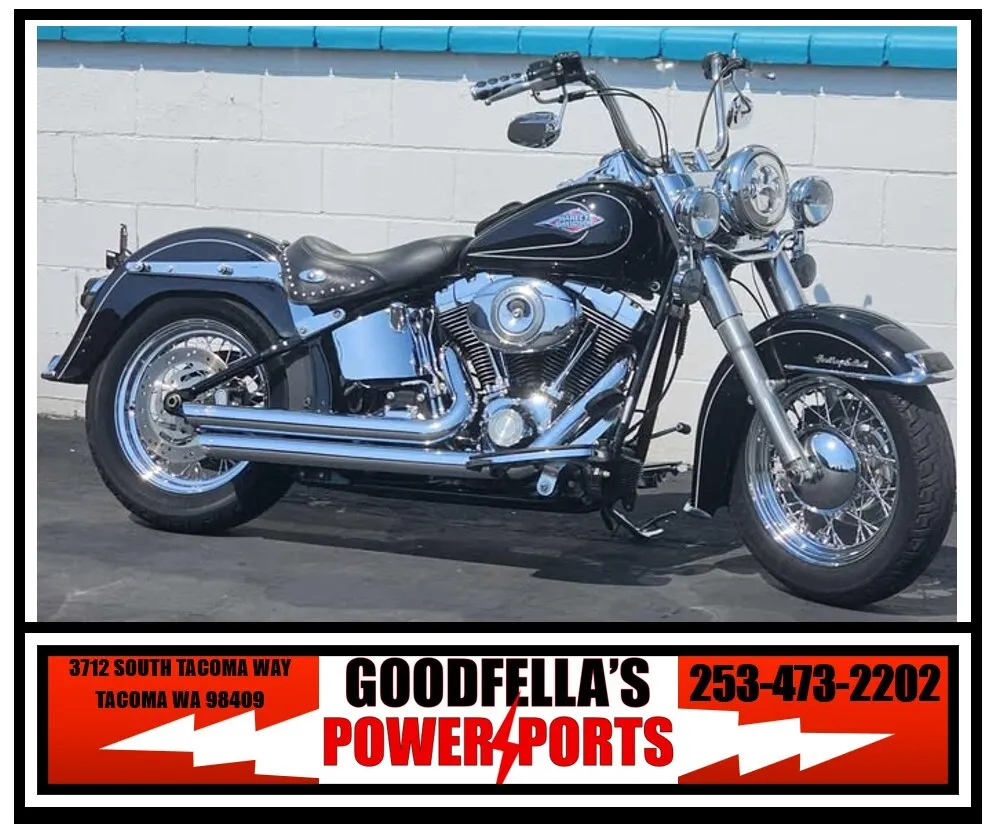 Black 2010 Harley-Davidson Softail Heritage Softail Classic for sale in Tacoma, WA