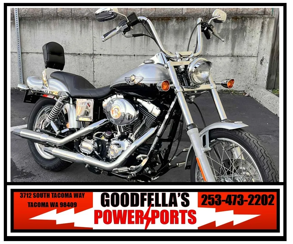 Silver 2003 Harley-Davidson Dyna Glide Wide Glide Anniv. for sale in Tacoma, WA