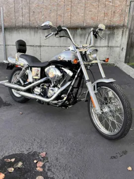Silver 2003 Harley-Davidson Dyna Glide Wide Glide Anniv. for sale in Tacoma, WA