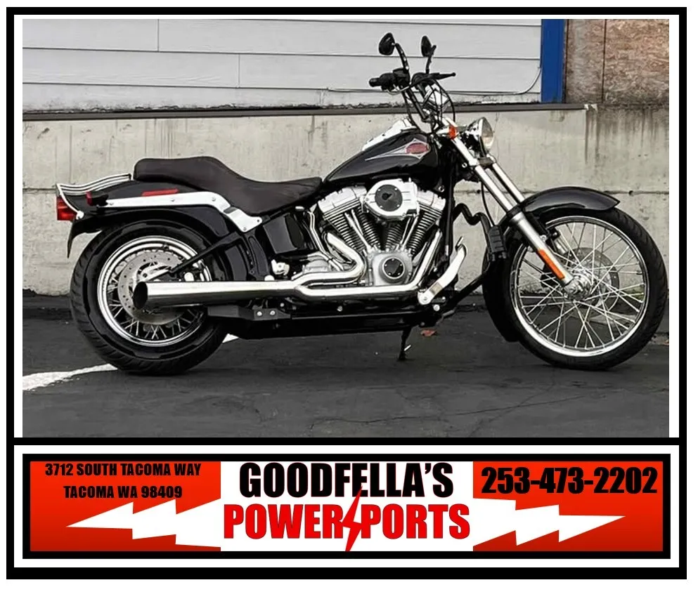 Black 2002 Harley-Davidson Softail Standard for sale in Tacoma, WA