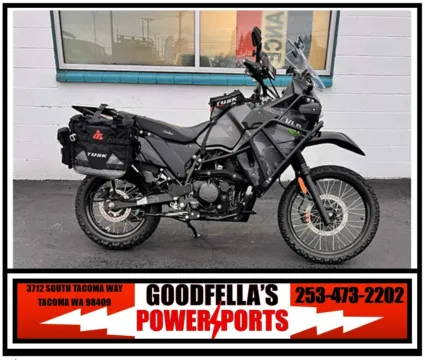 Black 2023 Kawasaki KLR 650 Adventure ABS for sale in Tacoma, WA