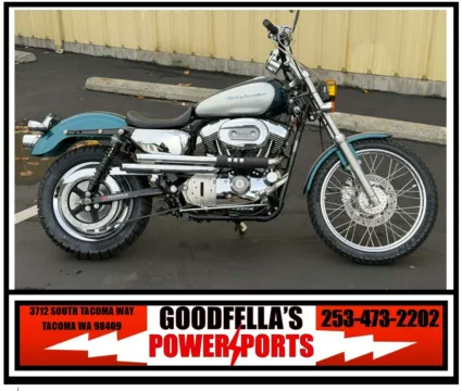 Silver 2004 Harley-Davidson Sportster 1200 Custom for sale in Tacoma, WA