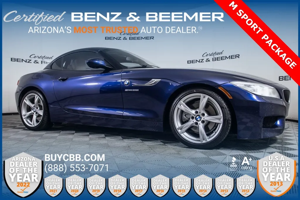Blue 2014 BMW Z4 sDrive28i for sale in Scottsdale, AZ