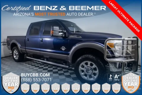 Blue 2014 Ford F-250SD Lariat for sale in Scottsdale, AZ