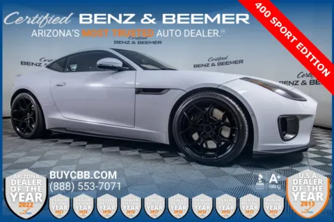 White 2018 Jaguar F-TYPE 400 Sport for sale in Scottsdale, AZ