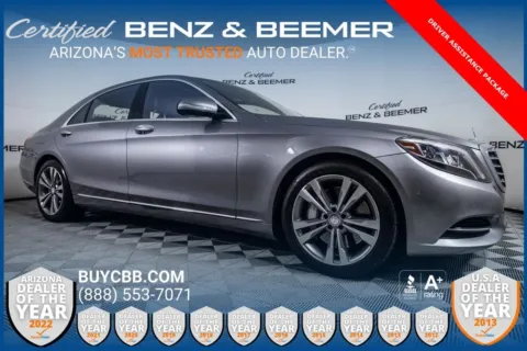 Gray 2015 Mercedes-Benz S-Class S 550 for sale in Scottsdale, AZ