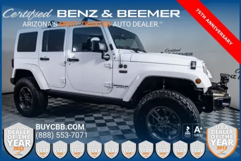 White 2017 Jeep Wrangler Unlimited Sahara for sale in Scottsdale, AZ