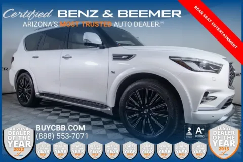 White 2020 INFINITI QX80 Limited for sale in Scottsdale, AZ