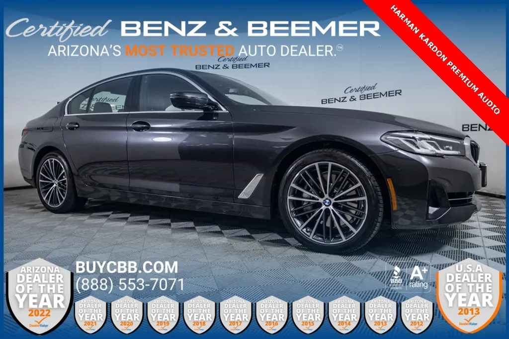 Gray 2023 BMW 5 Series 540i for sale in Scottsdale, AZ