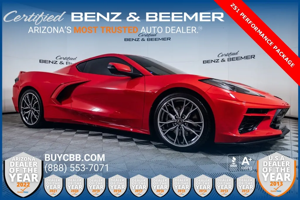 Red 2023 Chevrolet Corvette Stingray for sale in Scottsdale, AZ