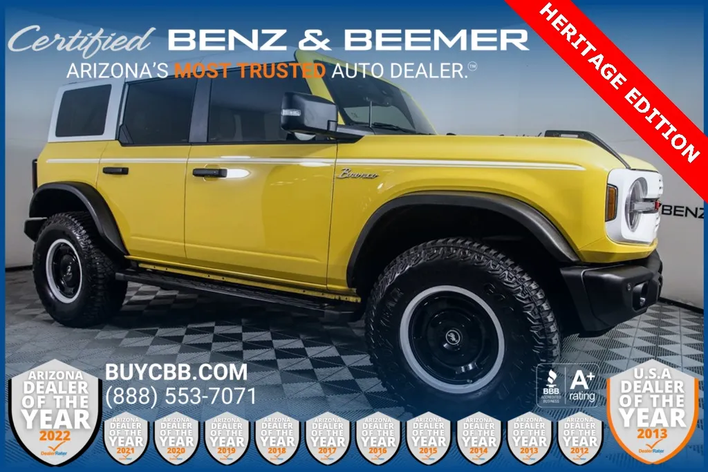 Yellow 2024 Ford Bronco Heritage Limited Edition for sale in Scottsdale, AZ