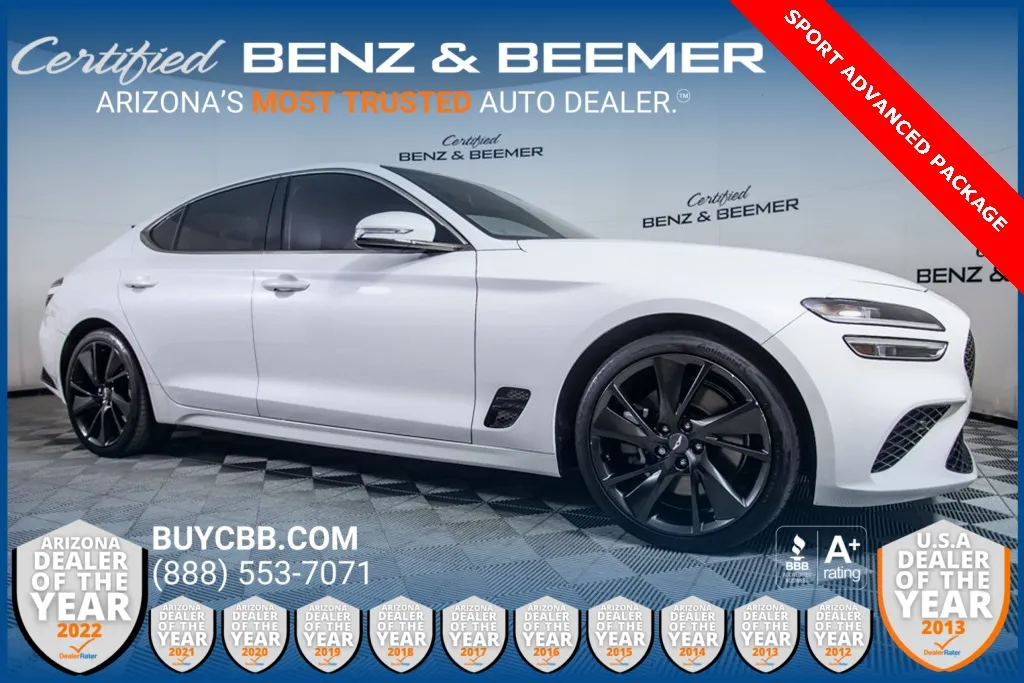 White 2022 Genesis G70 3.3T for sale in Scottsdale, AZ