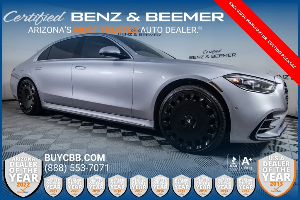 Silver 2023 Mercedes-Benz S-Class S 580 for sale in Scottsdale, AZ