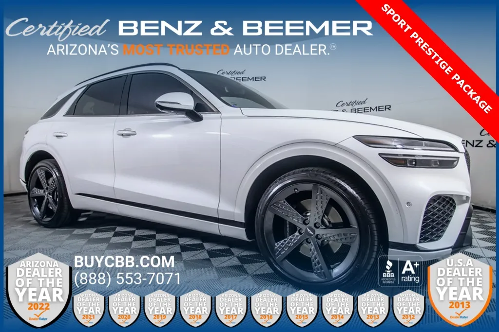 White 2022 Genesis GV70 3.5T Sport for sale in Scottsdale, AZ