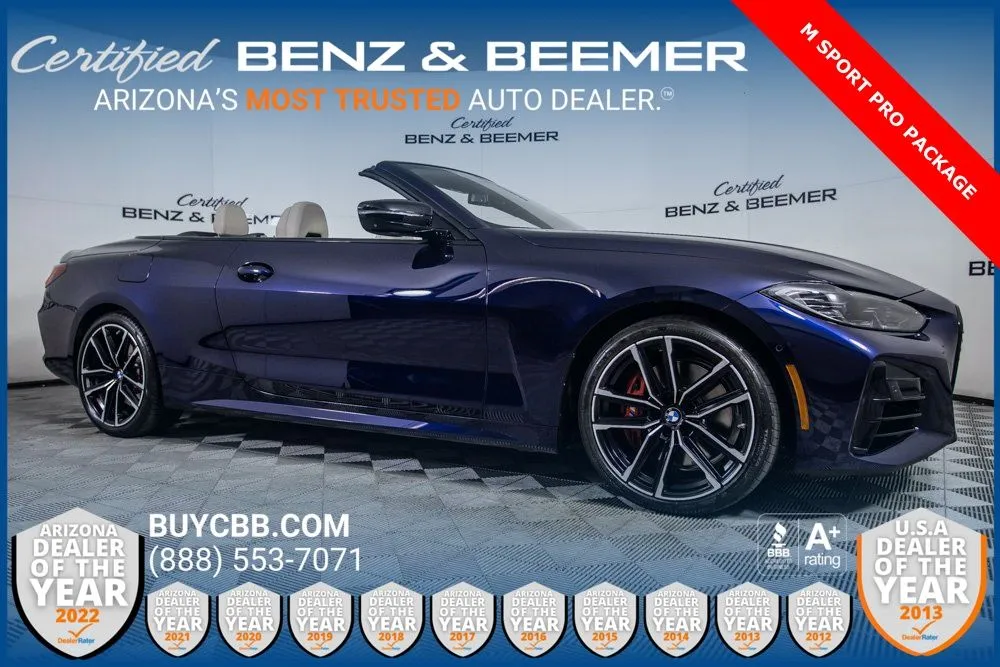 Blue 2023 BMW 4 Series M440i xDrive for sale in Scottsdale, AZ