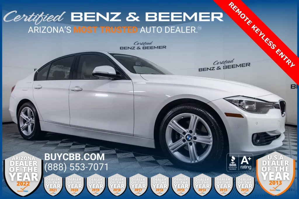 White 2015 BMW 3 Series 328i for sale in Scottsdale, AZ