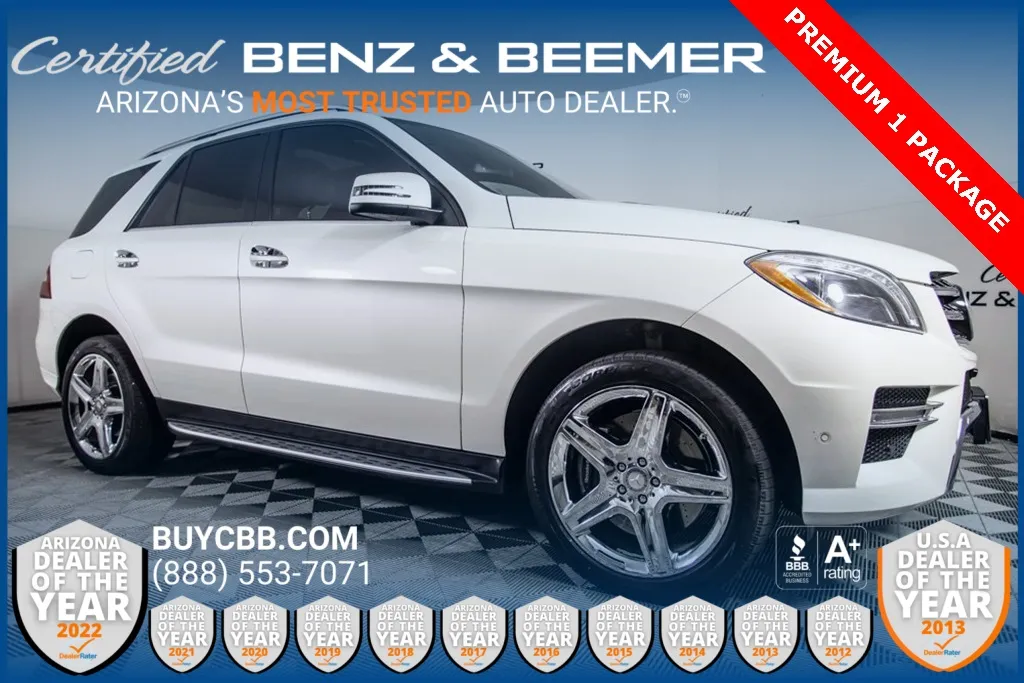 White 2014 Mercedes-Benz M-Class ML 550 for sale in Scottsdale, AZ