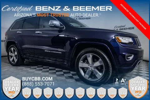 Blue 2014 Jeep Grand Cherokee Overland for sale in Scottsdale, AZ