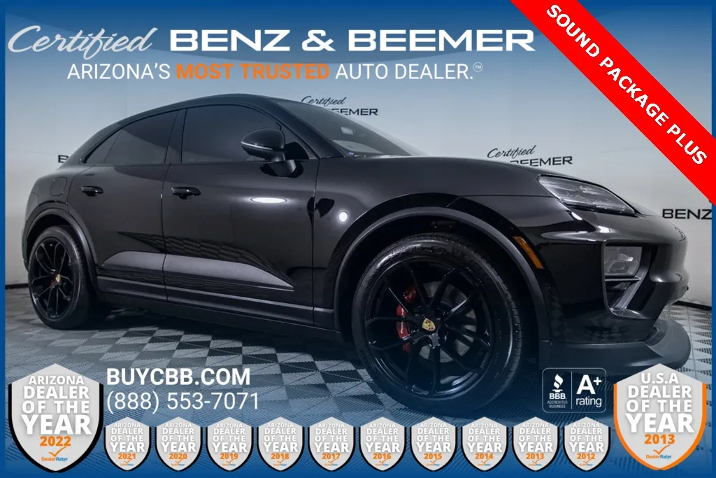 Black 2024 Porsche Macan Electric 4 for sale in Scottsdale, AZ