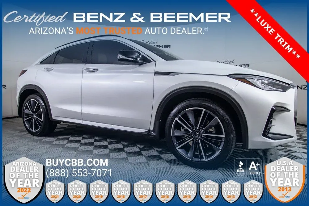 White 2025 INFINITI QX55 LUXE for sale in Scottsdale, AZ