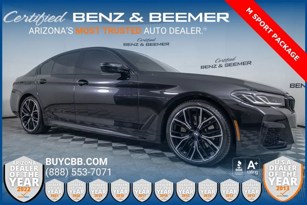 Black 2022 BMW 5 Series 530i for sale in Scottsdale, AZ