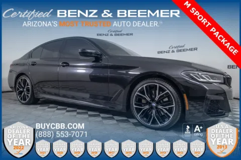 Black 2022 BMW 5 Series 530i for sale in Scottsdale, AZ