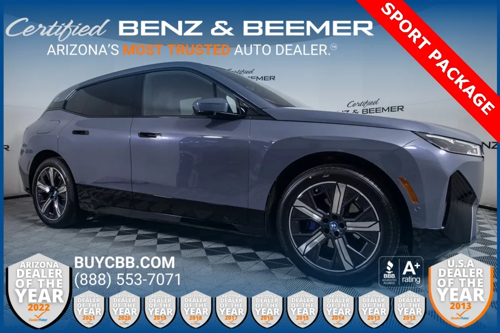 Gray 2023 BMW iX xDrive50 for sale in Scottsdale, AZ