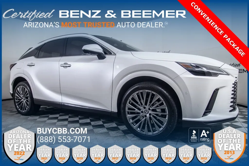 White 2025 Lexus RX 450h+ Luxury for sale in Scottsdale, AZ