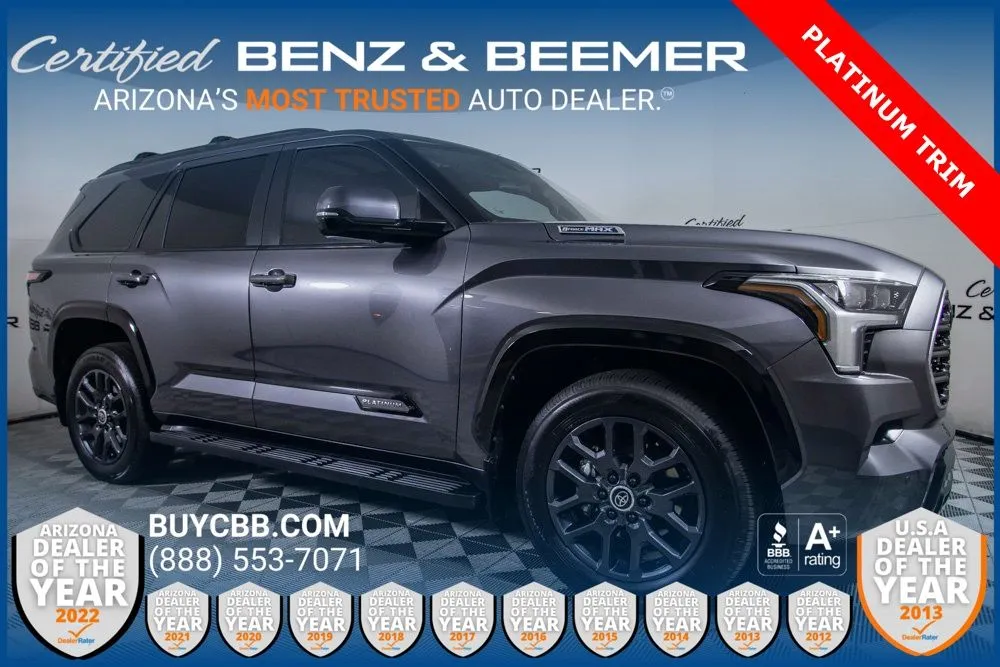 Gray 2024 Toyota Sequoia Platinum for sale in Scottsdale, AZ
